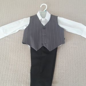 Sale Boy's dress shirt, vest & pants